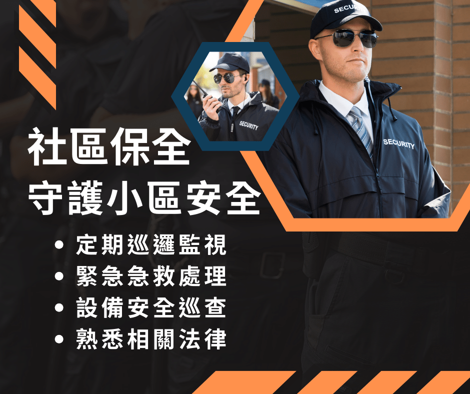 社區保全守護小區安全